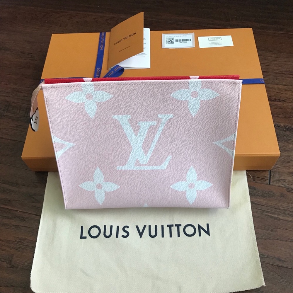 Louis Vuitton Giant Monogram Toiletry Pouch Red